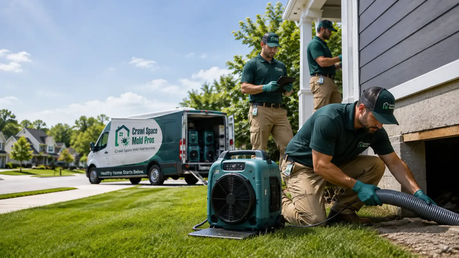 Crawl Space Mold Removal in Bellevue, KY